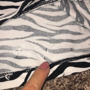 Tops - Zebra print spaghetti strap Tank top Tops - Zebra print spaghetti strap Tank top